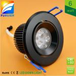 6w led ceiling light-F6-003-D70-B-6W