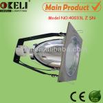 Steel frame 4 inch recessed CFL downlight housing for project use-40033L Z SN