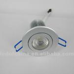 7W COB LED Downlights Brushed Aluminium With SAA&C-tick-