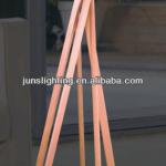Wooden body hotel lamp with wooden shade hot &amp; modern design-MF-3220