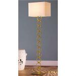 Classic Floor Lamp with Gold Steel Chain-