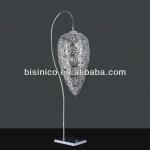 Stainless Steel Floor Lamp Rose Bud Shaped Crystal Floor Lamp-BF01-0923f