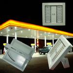 UL DLC led canopy lights retrofit for petrol station Hot sale 60W DLC led canopy lights-RL-GAS-120W-CW-CR
