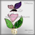 MX170094 tiffany style stained glass night light for home wall lighting decoration-MX170094 stained glass night light for kids