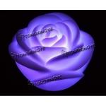 Romantic Plastic Rose Led Rose Changing Color Floating Rose Flower-Changing Color Floating Rose Flower