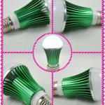 hot LED night light bulb Green 5W 5*1W E27 AC85-265V Led lamp bulb,250-300LM,Led Globe Lamp, Wholesale-WU-0406DL-Green