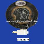 Hot sale resin black lab kids night light-MMG1375