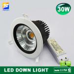 AC85-265V 30W SHARP COB led downlight kit-F8-002-B60-30W