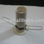 salt lamp holder E14 plastic with spring and plate-E14/E27/E12/E26