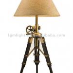 most Popular morden hotel tripod wooden table lamp T2011C-T2011C