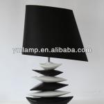 Mordern sharp corner shape porcelain table lighting-YM2811-Black