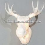 Polyresin Modern Deer Head Animal Wall Lamp-JX1018