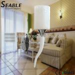 Single printed glass decorative wall fitting with long tail for home decoration-SE-W1152/1