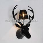 2014 Hot Sale Popular Classic Indoor Decorative Simple Creative Lifesize Deer Head Wall Lamp Modern Light SH01WLRS0370-SH01WLRS0371