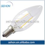 2014 new product made in chinaE14 2w 360 degree cree dimmable led filament bulb/led candle bulb light CE ROHS ERP TUV-SH-C35-2W