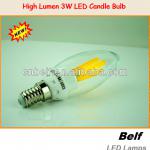 2013 High Lumen 2W/3W E27/E14 LED Candle Bulb-BF-BC35-3W