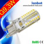 led high lumen g9,led lamp g9 64 smd 3014 3w with CE&amp;ROHS-LBT-G9-16143W