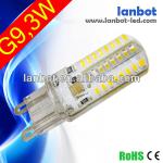 led high lumen g9,led lamp g9 64 smd 3014 3w with CE&ROHS-LBT-G9-16143W