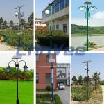 outdoor led garden light solar light post double arm solar garden light integrated solar street light solar garden lighting-VMTT