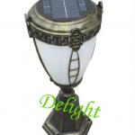 America Antique Bronze Solar Lantern Post for Garden (DL-SP263)-DL-SP263
