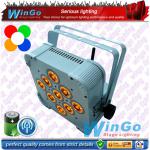 WG-G3039A wireless dmx battery power par light / wireless DMX rechargeable battery power led slim par light-WG-G3039A