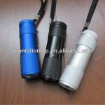 Metal 9 led Aluminum flashlight for promotion-MF-07001