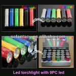 hot selling led torchlight,led torch with 9pc led,led torch,-SF-T016