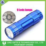 Promotional Aluminium 9 Led Mini Flashlight-LLTL13001B-1