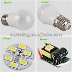 Hot sale plastic led bulbs india price 2013 zhongshan 3w led bulb light-G-QP45-3-001B