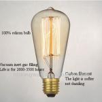 Retro light source ST64 ST21 edison bulb-KW-ST21-CSC-17ANKA,ST21