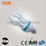 85W Lotus Shape fluorescent Lamp Energy Saver with self-ballast from China-