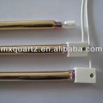 short wave quartz glass golden coating infrared heating lamp-MX89