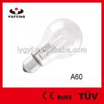 ECO Halogen A60-H,18W,220-240V,E27,2000HRS,CLEAR,60*107mm 110lm-A60