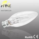 halogen lamp C35 B15 clear 18W 28W 42W 2000h CE ROHS warm white-28C35CL