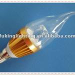 C35 new product E27 ceramics 3w led lightbulb lamp-FJ-C35-1X3WXXCV-3G01