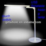 The newest USB Rotatable Folding metal desk lamp-