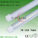 10W High quality t8 led neon tube (Aluminum+PC)-TPG-T802-T144S-009