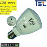 still working when outage 4w AC85-265V charging LED bulb light e27-TSL-E04A-4W