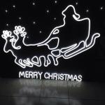 Neon Merry Christmas Sign-Christmas