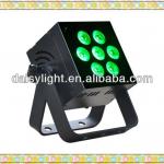 RGBAWV 6-IN-1 LED Flat Indoor Par Event Light High power 12w*7pcs-WS1207