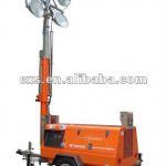 4000w light tower with 8kw kubota diesel engine vehicle-mounted-Trailer Mounted Protable Light Tower with Kubota D