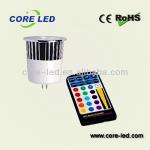 5W RGB led spotlight MR16 DC12V for indoor decoration-HX-E27-5W-RGB