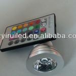 AC220V 3W RGB gu10 led spotlight-