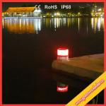 solar led red caution light-