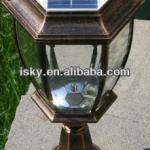 Large Outdoor Solar powered LED Light Lamp garden solar light-ISKY-000201