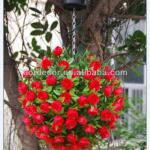 Solar Hanging Flower Ball Light, Hanging Lighted Flower Garden Decoration SOL8247-SOL8247
