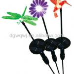 Solar garden light daisy flower dragonfly hummingbird-LF07-0008