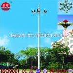 15-30m high mast pole with flood light-