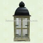 wooden solar lantern for garden-SW12A9011