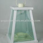 OL0125-WO0 White Large Tower Tealight Lantern-OL0125-WO0